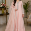 Pastel Pink Festive Flare Maxi